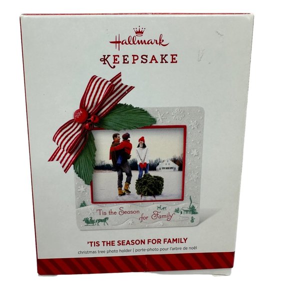 Hallmark Keepsake Ornament 'Tis The Season For Family 2014 Christmas Holiday - Picture 1 of 8